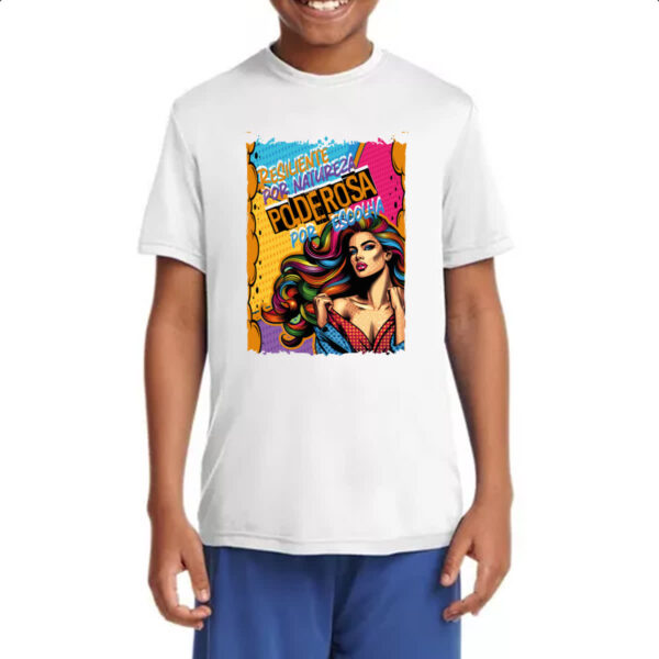 Camiseta Infanto Juvenil Mulher resiliente - Imagem 4