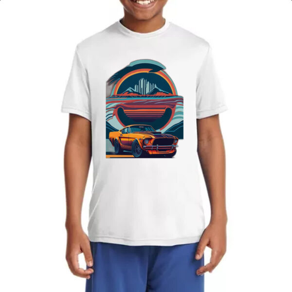 Camiseta Infanto Juvenil Mustang Cobra Shelby Colorful Shades - Imagem 4