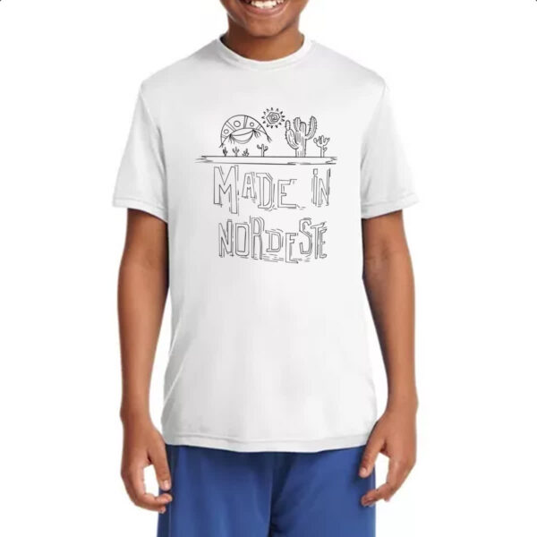 Camiseta Infanto Juvenil Made in nordeste - Imagem 4