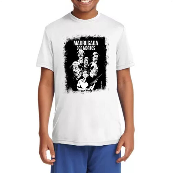 Camiseta Infanto Juvenil Madrugada dos mortos parodia - Imagem 4