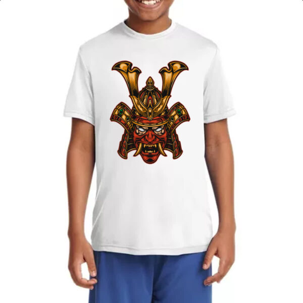 Camiseta Infanto Juvenil Mascara Rubra de Samurai - Imagem 4