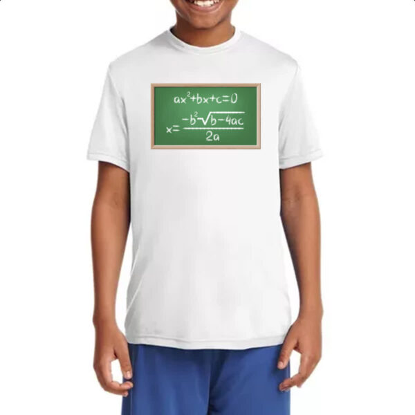 Camiseta Infanto Juvenil Matematica equacao segundo grau - Imagem 4
