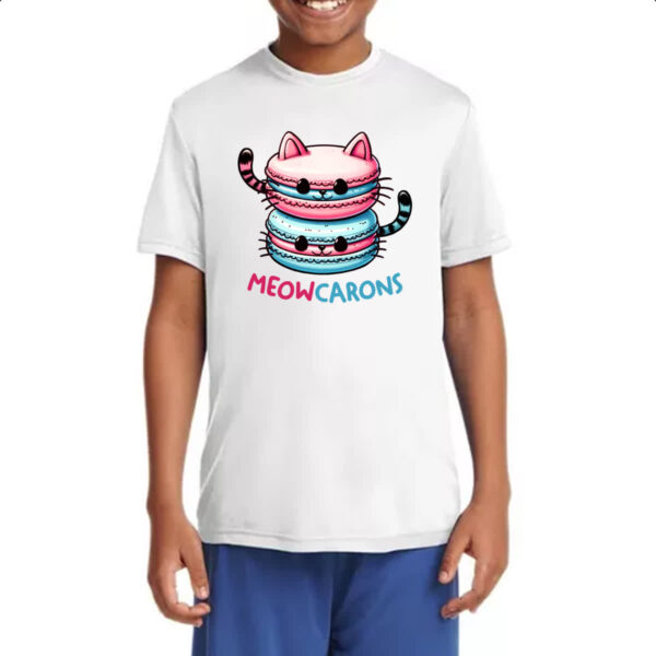 Camiseta Infanto Juvenil Meowcarons - Imagem 4