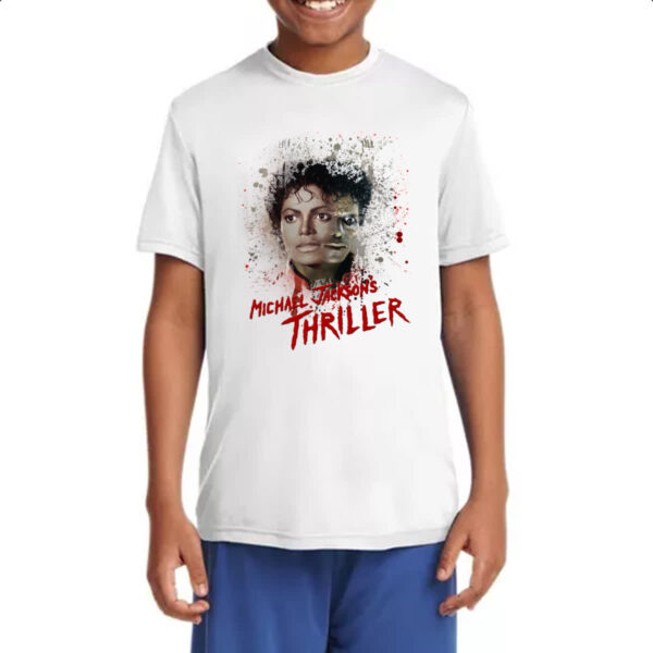 Camiseta Infanto Juvenil Michael Jackson Thriller 01 - Imagem 4