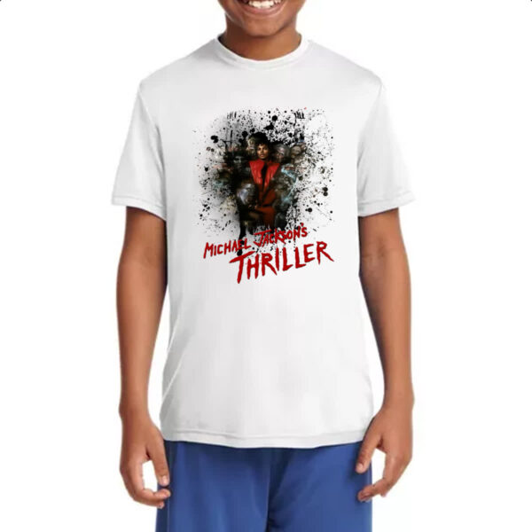 Camiseta Infanto Juvenil Michael Jackson Thriller 02 - Imagem 4