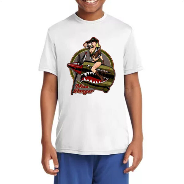 Camiseta Infanto Juvenil Miss Danger Vintage - Imagem 4