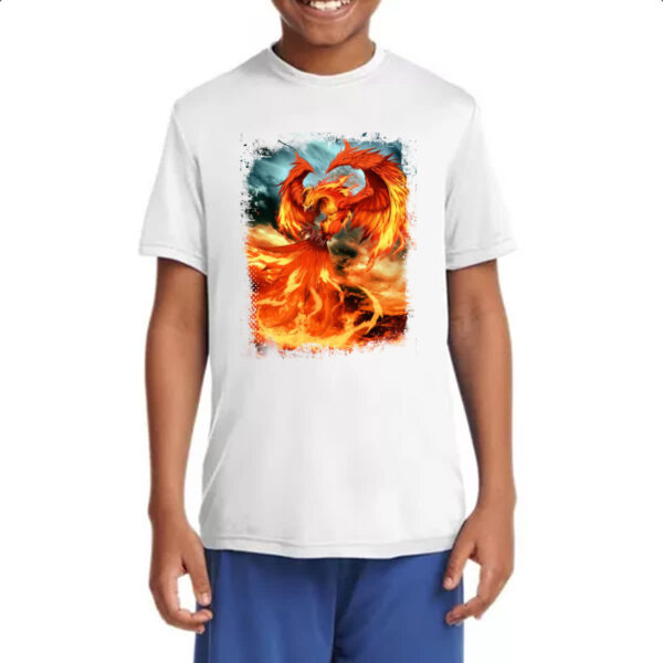 Camiseta Infanto Juvenil Mitologia Fenix 01 - Imagem 4