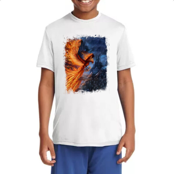 Camiseta Infanto Juvenil Mitologia Fenix 09 - Imagem 4