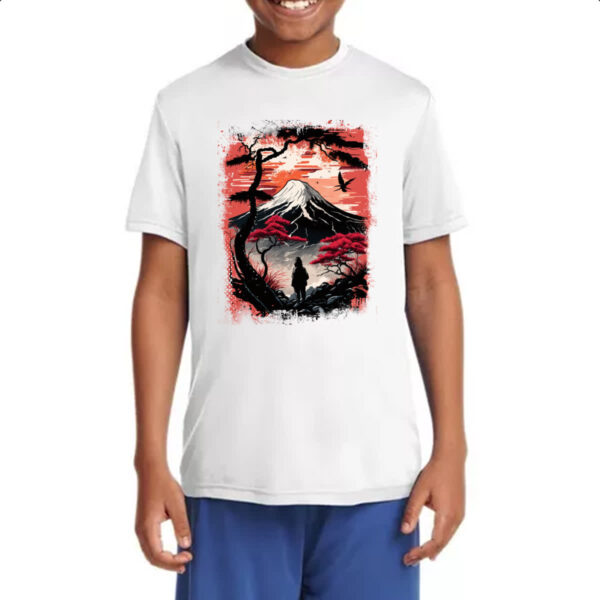 Camiseta Infanto Juvenil Montanha Fugi Japao 1 - Imagem 4