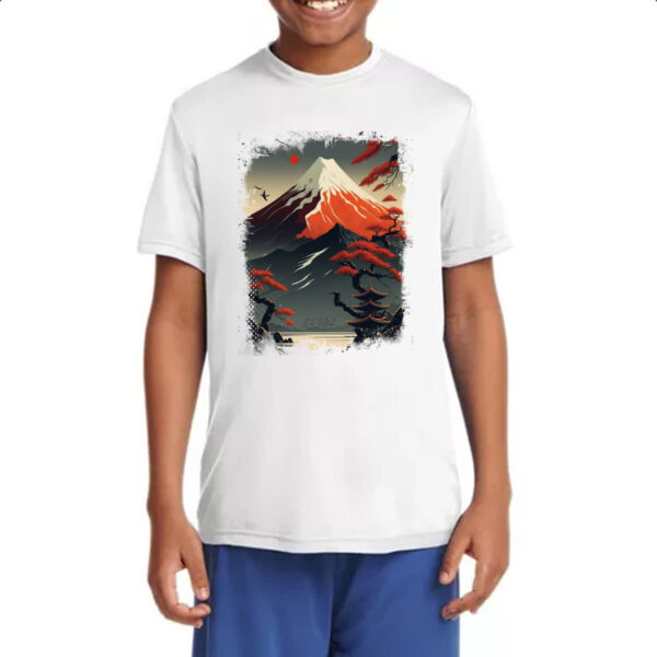 Camiseta Infanto Juvenil Montanha Fugi Japao 2 - Imagem 4