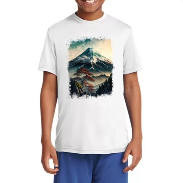 Camiseta Infanto Juvenil Montanha Fugi Japao 5 - Imagem 4