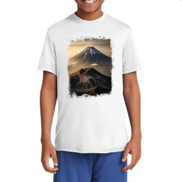 Camiseta Infanto Juvenil Montanha Fugi Japao 6 - Imagem 4
