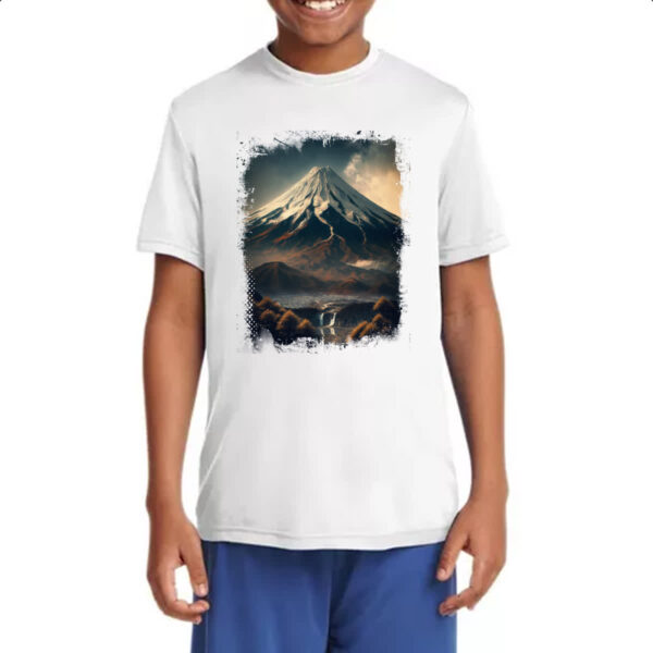 Camiseta Infanto Juvenil Montanha Fugi Japao 8 - Imagem 4