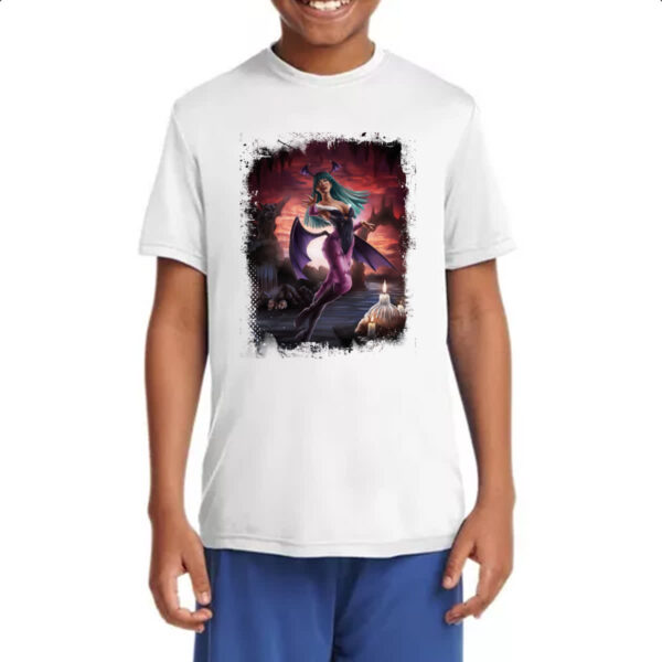 Camiseta Infanto Juvenil Morrigan Aenland - Imagem 4