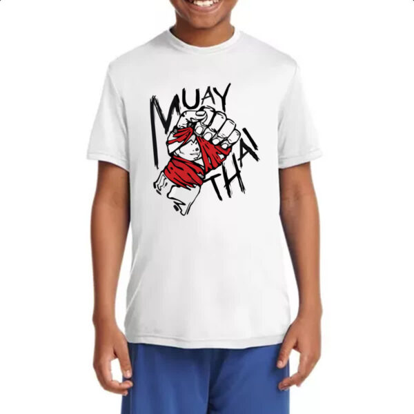 Camiseta Infanto Juvenil Muay Thai bandagem - Imagem 4