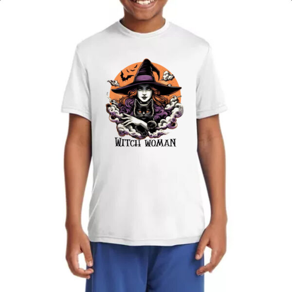 Camiseta Infanto Juvenil Mulher bruxa - Imagem 4