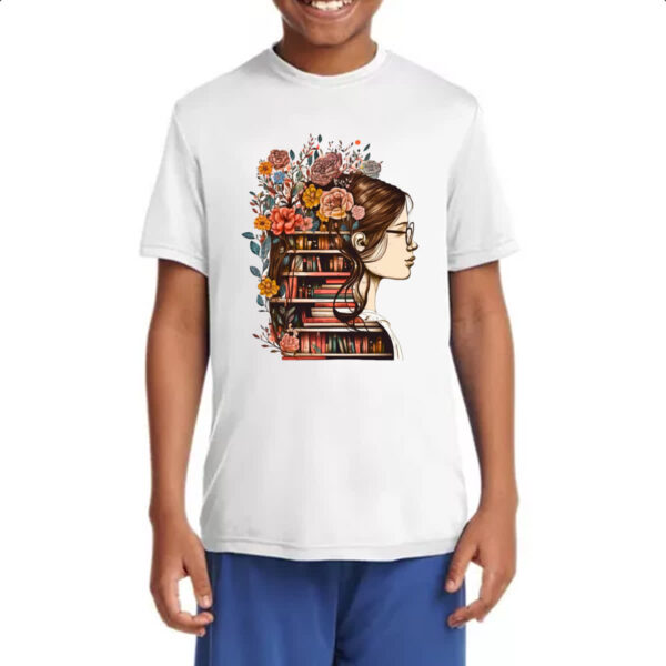 Camiseta Infanto Juvenil Mulher de conhecimento - Imagem 4