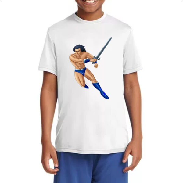 Camiseta Infanto Juvenil Nostalgia Golden Axe Ax Battler - Imagem 4