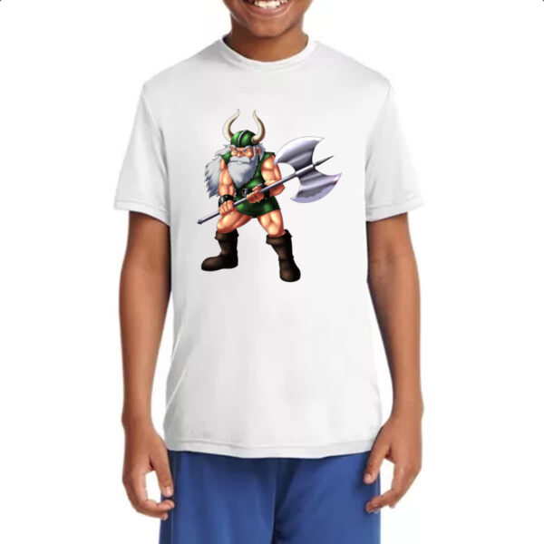 Camiseta Infanto Juvenil Nostalgia Golden Axe Gilius Thunderhead - Imagem 4