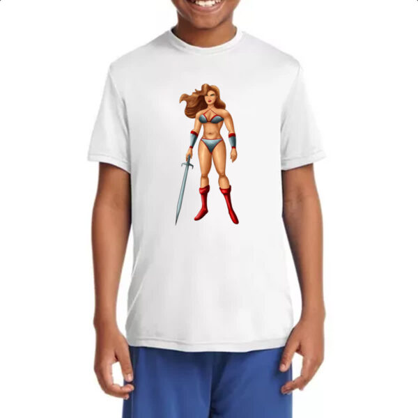Camiseta Infanto Juvenil Nostalgia Golden Axe Tyris Flare - Imagem 4
