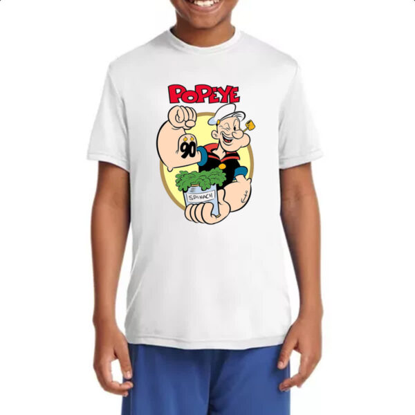 Camiseta Infanto Juvenil Nostalgia Popeye 90 anos - Imagem 4