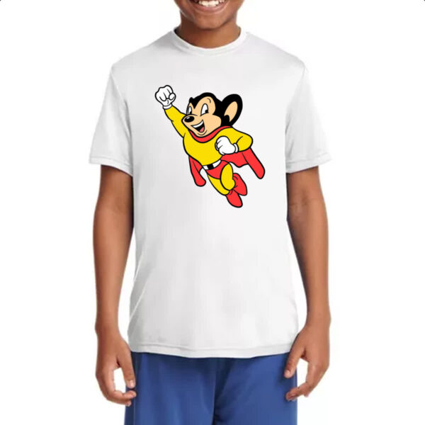 Camiseta Infanto Juvenil Nostalgia Super Mouse - Imagem 4