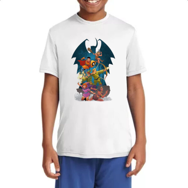 Camiseta Infanto Juvenil Nostalgia caverna do dragao - Imagem 4