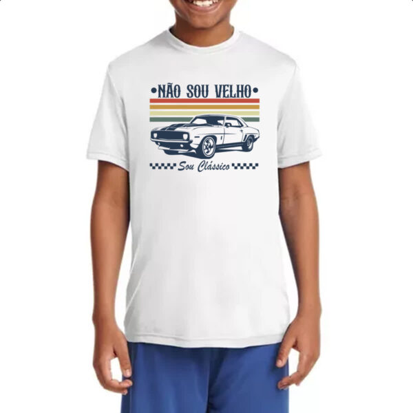 Camiseta Infanto Juvenil Nao sou velho sou classico - Imagem 4
