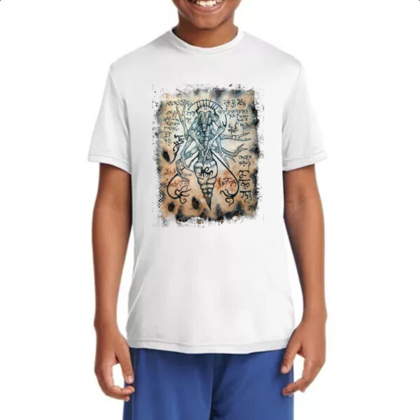 Camiseta Infanto Juvenil Necronomicon Fragmento Larp - Imagem 4