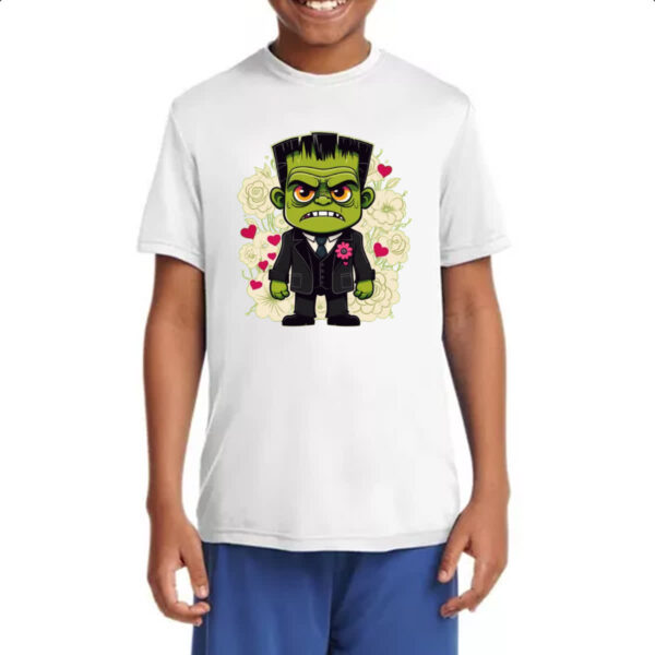 Camiseta Infanto Juvenil Noivo Frankenstein - Imagem 4