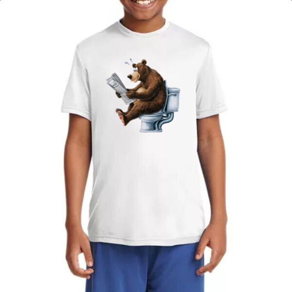 Camiseta Infanto Juvenil Urso na sala de forca - Imagem 4