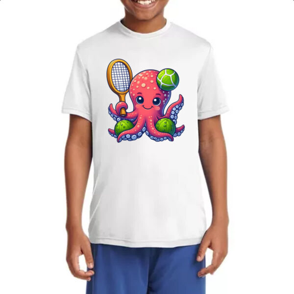 Camiseta Infanto Juvenil Octopus Tenista - Imagem 4