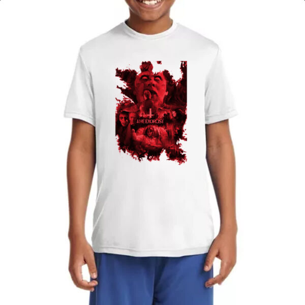 Camiseta Infanto Juvenil O exorcista sangrento - Imagem 4
