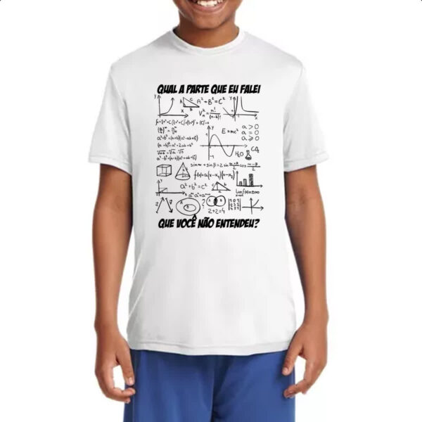 Camiseta Infanto Juvenil O que eu falei voce nao entendeu - Imagem 4