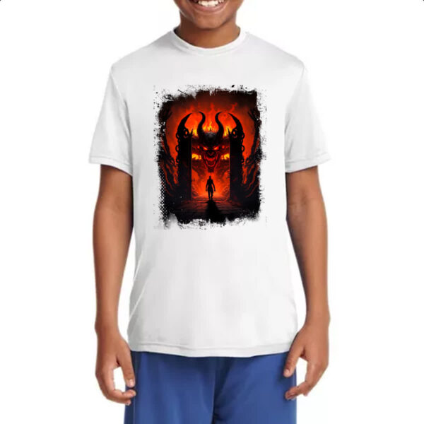 Camiseta Infanto Juvenil Portal do inferno 2 - Imagem 4