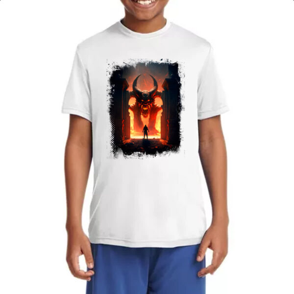 Camiseta Infanto Juvenil Portal do inferno 3 - Imagem 4