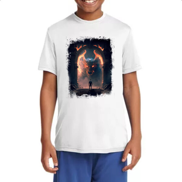 Camiseta Infanto Juvenil Portal do inferno 4 - Imagem 4