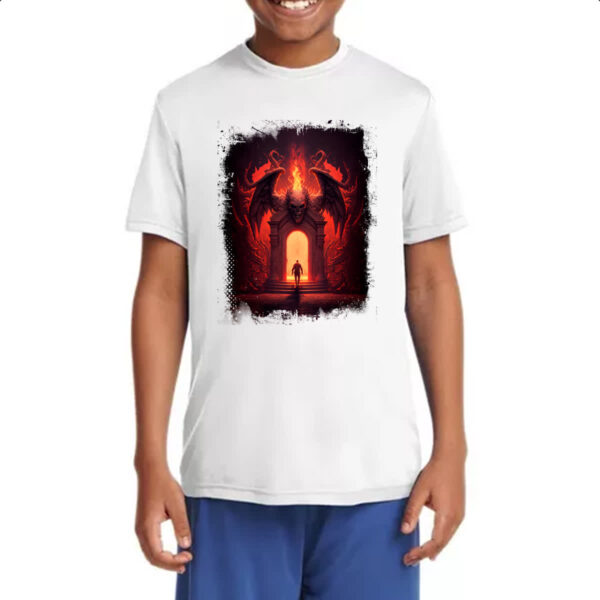 Camiseta Infanto Juvenil Portal do inferno 5 - Imagem 4
