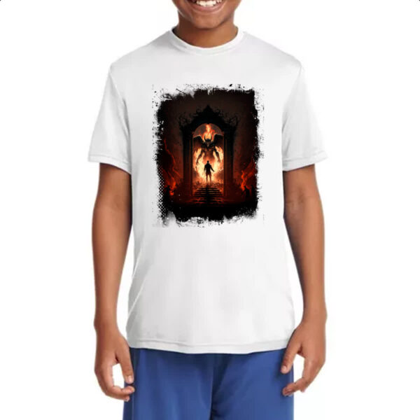 Camiseta Infanto Juvenil Portal do inferno 8 - Imagem 4
