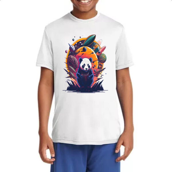 Camiseta Infanto Juvenil Panda Sideral - Imagem 4