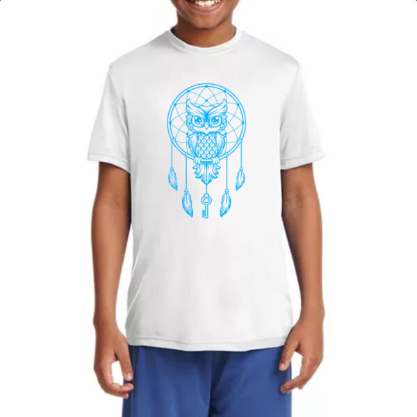 Camiseta Infanto Juvenil Apanhador de sonhos coruja - Imagem 4