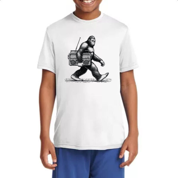 Camiseta Infanto Juvenil Pe grande radio vintage - Imagem 4