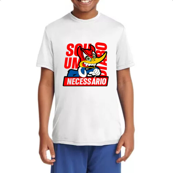 Camiseta Infanto Juvenil Pica Pau - Sou um diabo necessario - Imagem 4