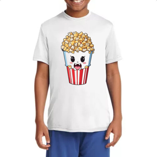 Camiseta Infanto Juvenil Pipoca cinema feliz - Imagem 4