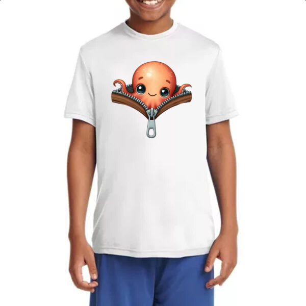 Camiseta Infanto Juvenil Polvo no ziper - Imagem 4
