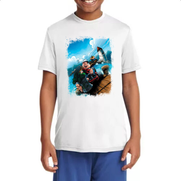 Camiseta Infanto Juvenil Popeye Kart - Imagem 4
