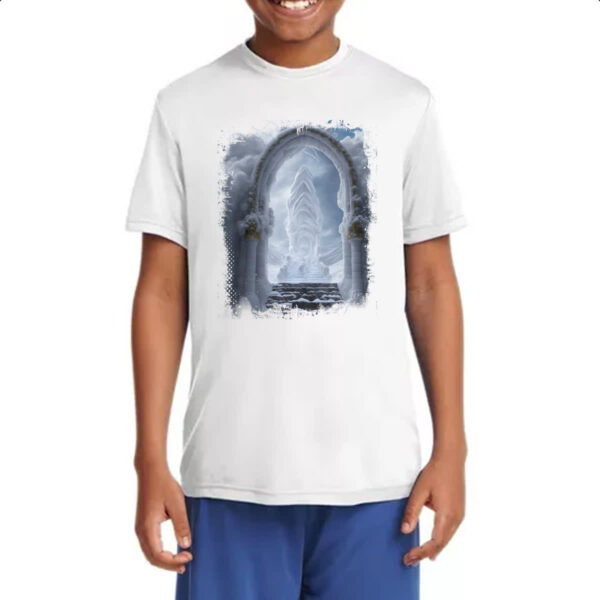 Camiseta Infanto Juvenil Portal do reino celestial - Imagem 4