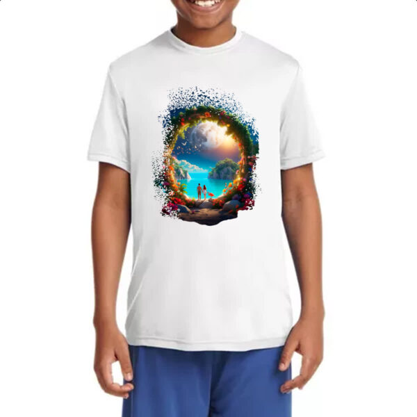 Camiseta Infanto Juvenil Portal para o paraiso - Imagem 4