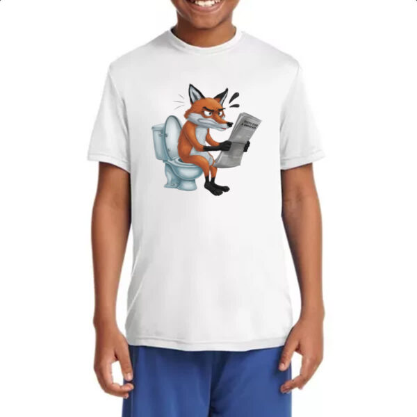 Camiseta Infanto Juvenil Raposa na sala de forca - Imagem 4