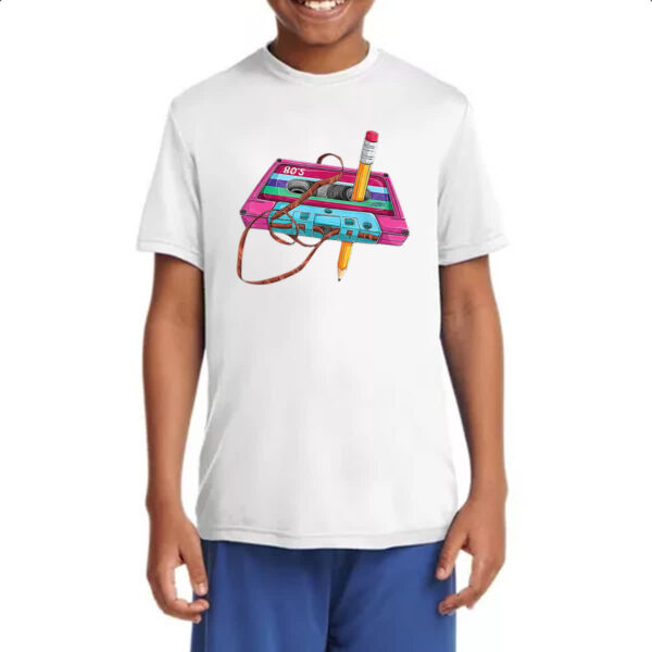 Camiseta Infanto Juvenil Rebobinador fita K7 raiz - Imagem 4